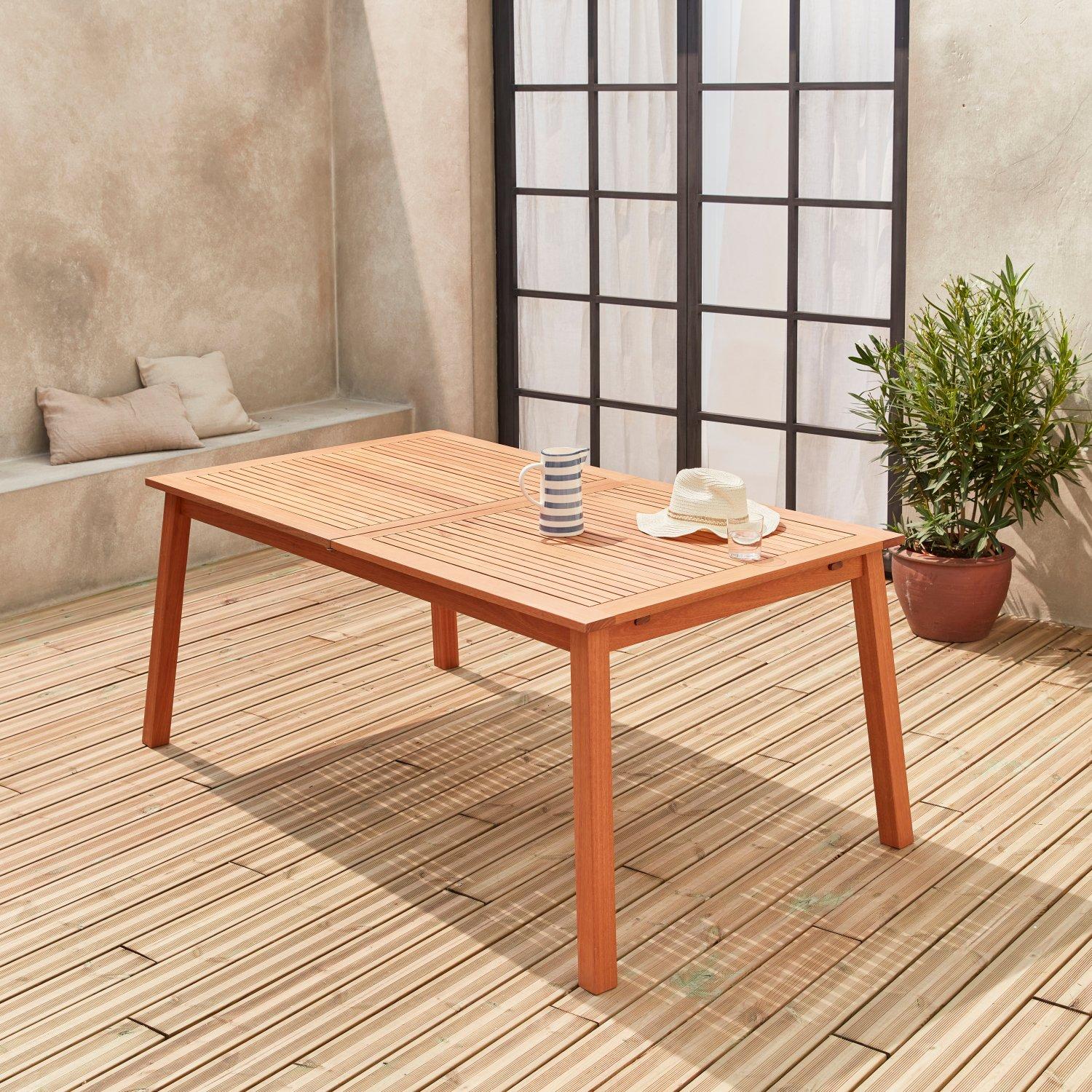 8 To 10-seater Extendable Wooden Garden Table